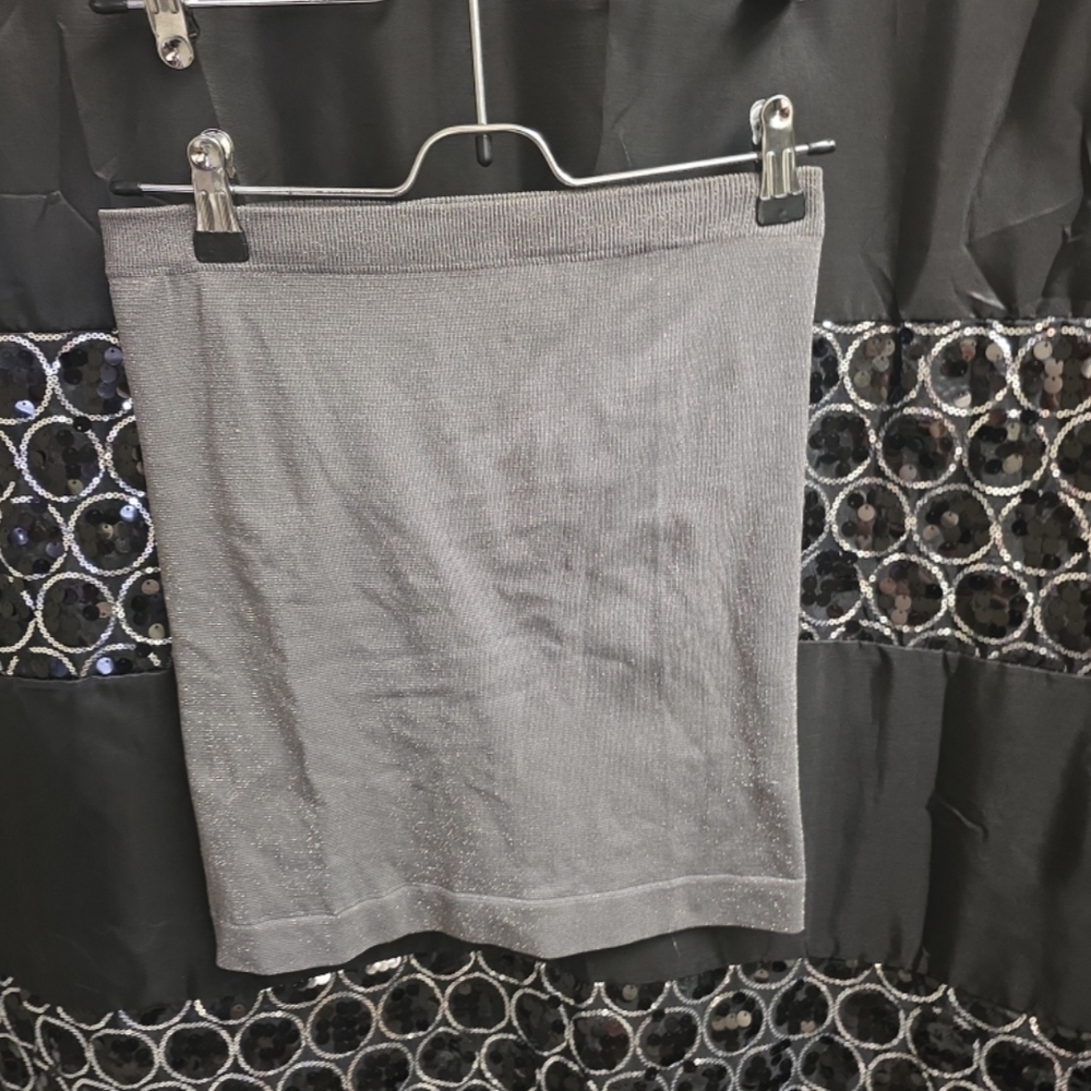 Free People Gray Pencil Skirt